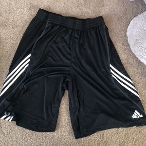 Black Adidas basketball shorts